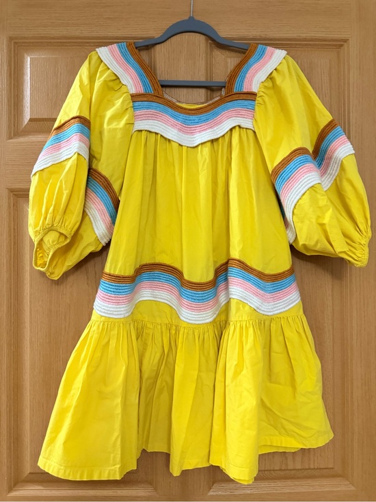 Corey Lynn Calter Dresses & Skirts - Corey Lynn Calter Yellow Dress with Multicolor Trim